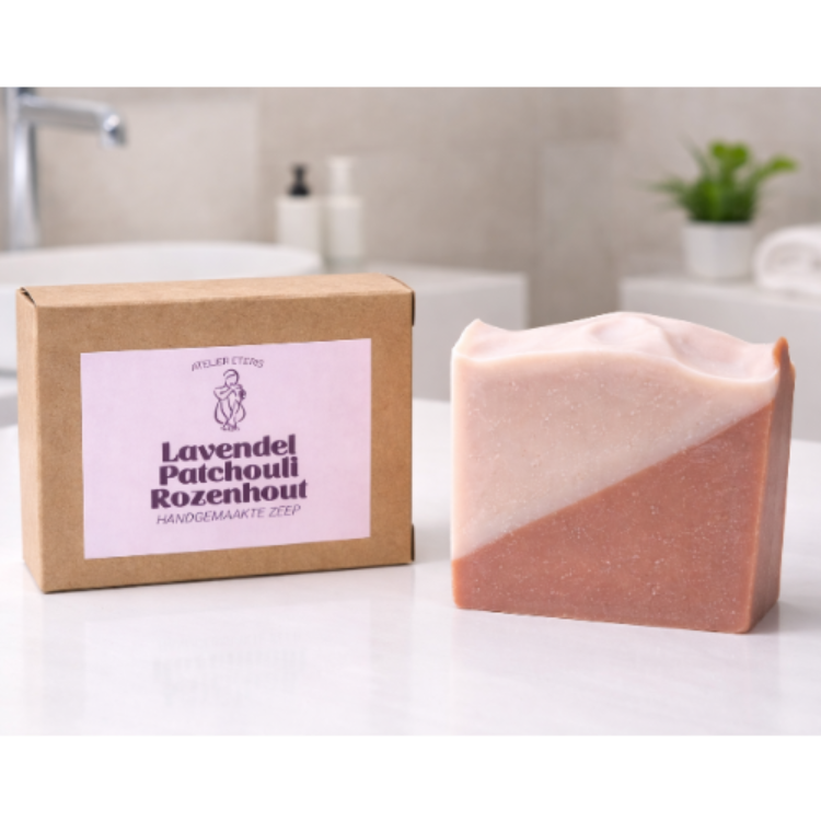 Rode & roze klei zeep